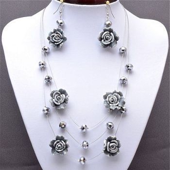 Комплект Хрусталь, пластик "Летнее настроение" арт.КП109