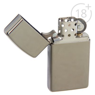 Зажигалка ZIPPO 20492 Slim с покрытием Black Ice