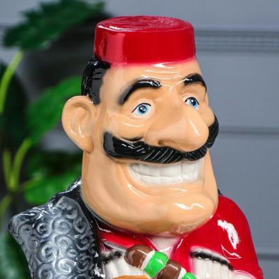 Копилка "Грузин", глазурь, разноцветная, 40 см