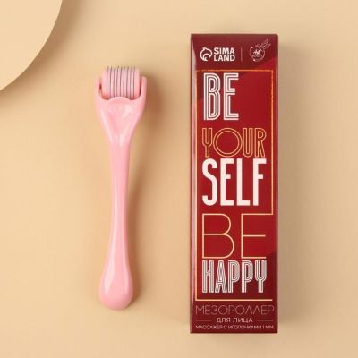 Мезороллер 1 мм 540 игл "Be happy"