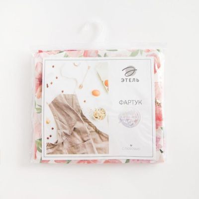Фартук "Этель" Flowers 60х70см, 100% хл, саржа 190 г/м2