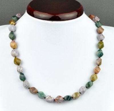 Бусы Яшма "Борнео" арт. НЯШ-19(9-12)-48-6