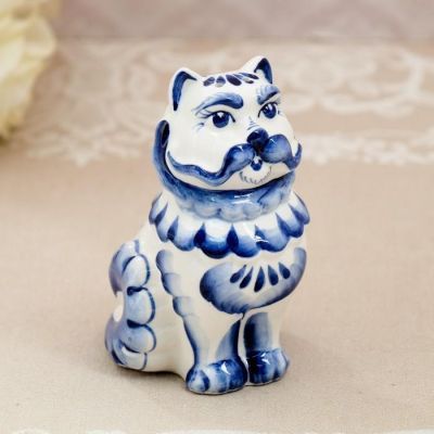 Набор для специй "Кошки новые", гжель