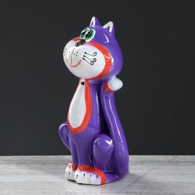 Копилка "Кот Мартын", покрытие лак, разноцветная, 28 см, микс