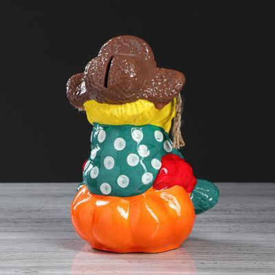 Копилка "Нафаня на тыкве", глянец, разноцветная, 26 см, микс