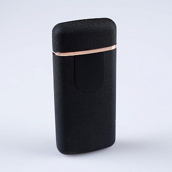 Зажигалка электронная "Классика", дуговая, с индикатором заряда, черная