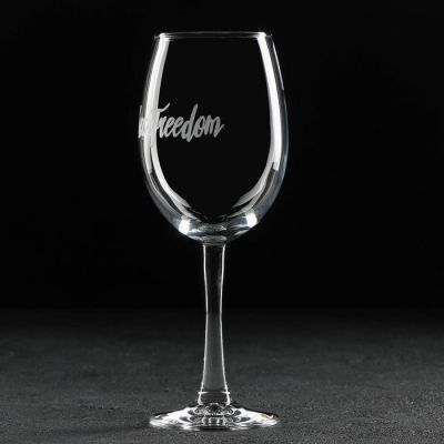 Бокал для вина Доляна «Миcc Freedom», 445 мл, гравировка