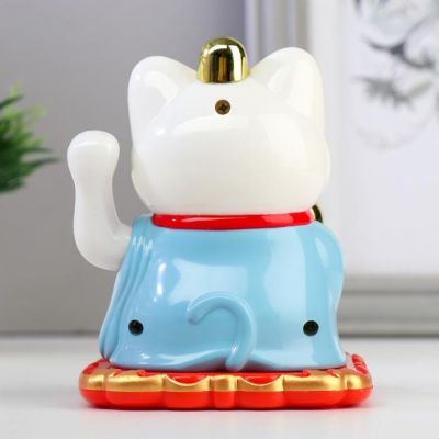 Маятник "Кот баюн с иероглифами карьера, решимость, долголетие"