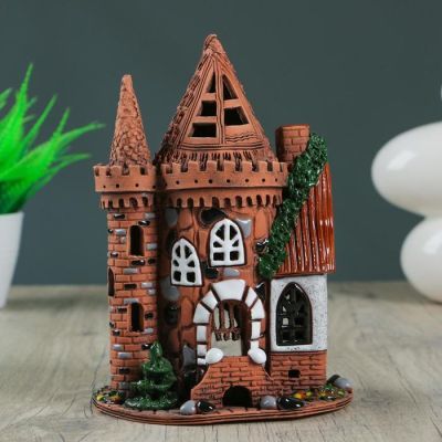 Аромалампа Домик «Озеро», ручная работа  микс 20,5 см