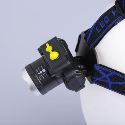 Фонарь налобный аккумуляторный "Мастер К", 1200 мАч, 2 режима, 4 х 7 см