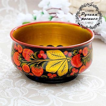 Чашка «Ягодка», 14×14×7 см, хохлома