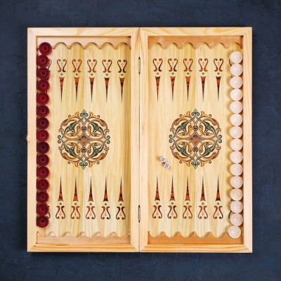 Нарды средние «Орнамент» 50 × 50 см