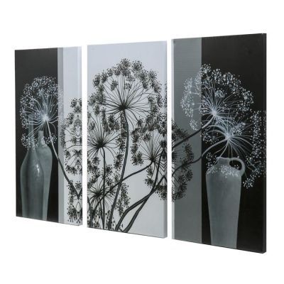 Картина модульная на подрамнике "Воздушный цветок" 99x65 см. (3-33х65)