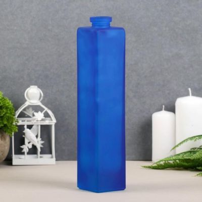 Ваза "Нарцисс" синий матовый d-2см; 5,5х 26,5см