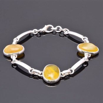 Браслет Янтарь "Осеннее танго" арт.ЯК-1380