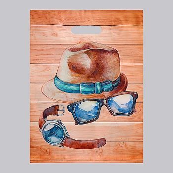 Пакет полиэтиленовый с вырубной, усиленной ручкой, 31 х 40 см, 60 мкм