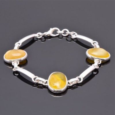 Браслет Янтарь "Осеннее танго" арт.ЯК-1380