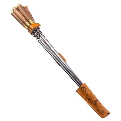 Чехол для шампуров из натуральной кожи «Уголек»