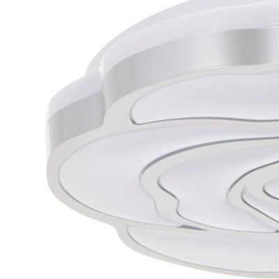 Светильник с ПДУ 670515N LED 48Вт 3 режима 3000-6000К диммер серебро 38х38х6 см