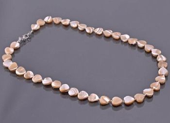 Бусы Перламутр "Сердечки" арт.П1194