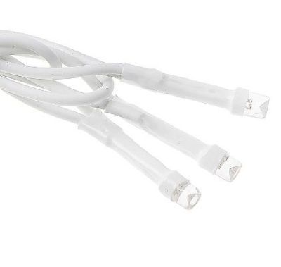 Гирлянда уличная "Бахрома" (Ш:3 м, В:0,6 м, нить белая, мульти)