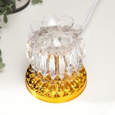 Ночник "Цветок" LED от сети МИКС 11х11х11,7 см