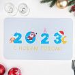 Салфетка на стол "С Новым Годом 2023!" цифры, ПВХ, 40 х 25 см