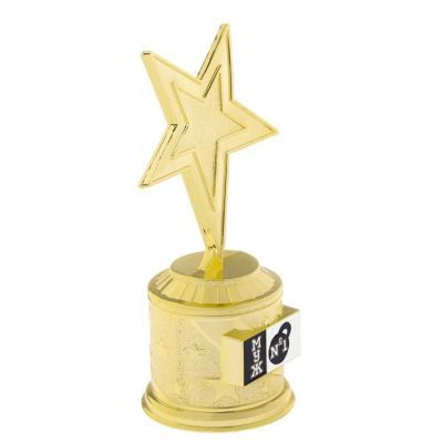 Фигура звезда литая «Муж № 1», 16,5 х 6,3 см