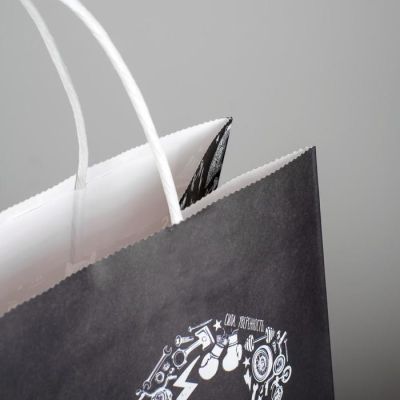 Пакет подарочный крафт «С Днем защитника Отечества», 32 х 28 х 15 см