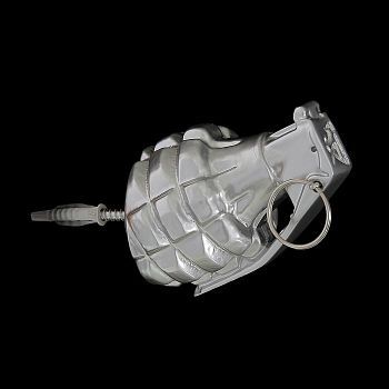 Вешалка-граната, цвет хром