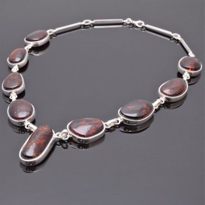 Колье Янтарь "Балтийская осень" арт. ЯК-1428