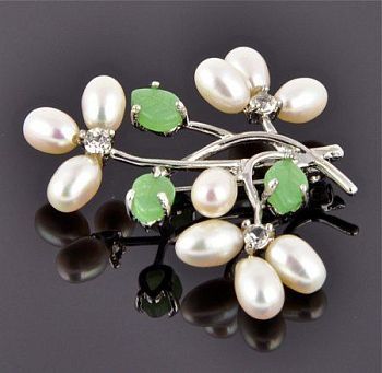 Брошь "Веточка" бшНЖМ-280