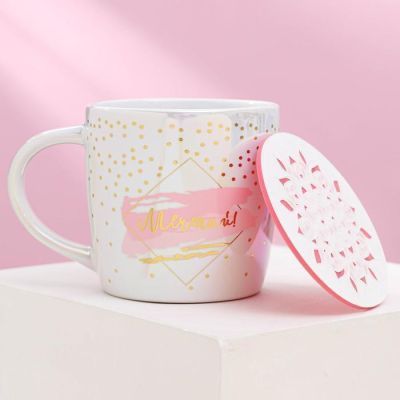 Подарочный набор «Мечтай»: кружка 300 мл, подставка Ø 9 см