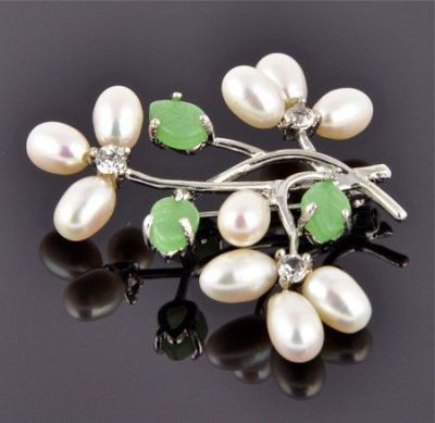 Брошь "Веточка" бшНЖМ-280