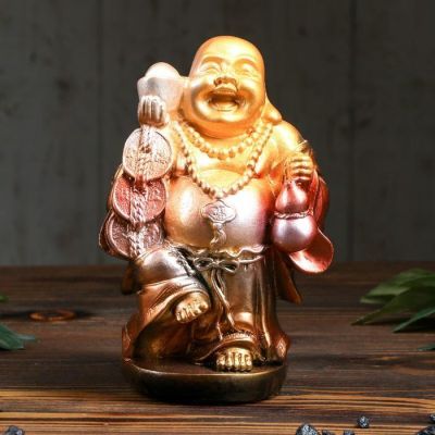 Копилка "Хоттэй Бегущий", глянец, бронзовый цвет, 20 см