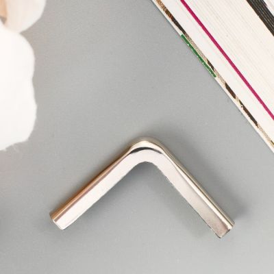 Защитный уголок для альбома металл серебро 2,2х3х0,5 см