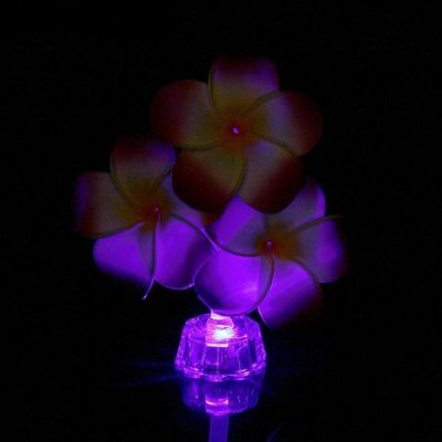 Сувенир светящийся "Три цветка" (12 х 4 см) текстиль, пластик