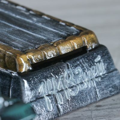 Копилка "Танк ИС-7", глазурь, разноцветная, 16 см, микс