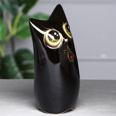 Копилка "Кот Обормот" глянец, 23 см, микс