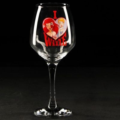 Бокал для вина "I love wine"