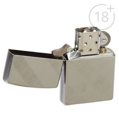 Зажигалка ZIPPO  Classic с покрытием Brushed Chrome