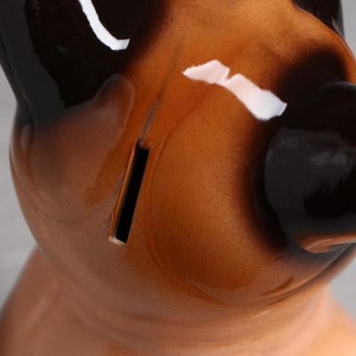 Копилка "Зевака", покрытие лак, бежевая, 27 см