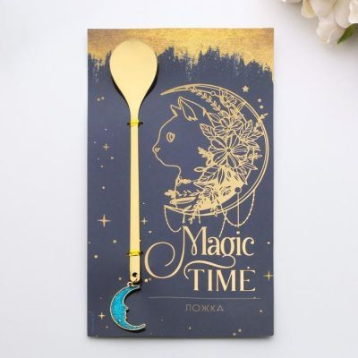 Ложка с подвесом "Magic time", 2,7 х 14, 8 см
