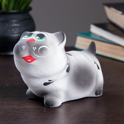 Копилка "Кот-бегемот" 12см