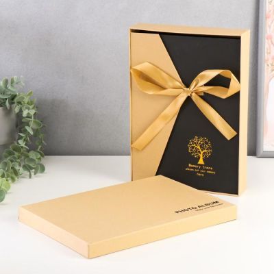 Фотоальбом 30 листов "Деревце" (на кольцах) в коробке 29х21х5 см