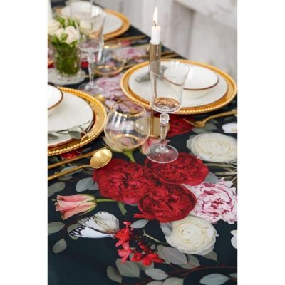 Скатерть "Этель" Flowers  220х147 см, 100% хлопок, саржа 190 г/м2