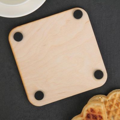 Подставка под горячее «Светлый букет», 14×14×0,8 см