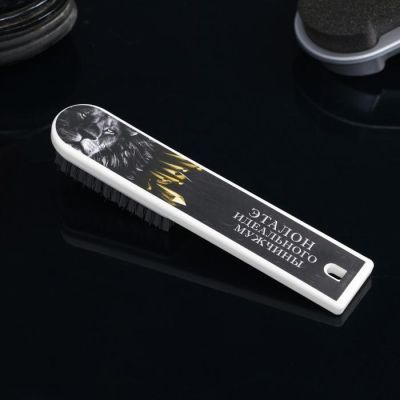 Набор "Побед", губка, крем, щетка