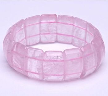 Браслет Розовый кварц "Клеопатра" арт.бНКР-2(25-15)-19-4