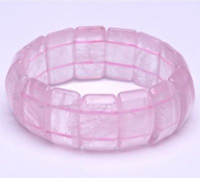 Браслет Розовый кварц "Клеопатра" арт.бНКР-2(25-15)-19-4